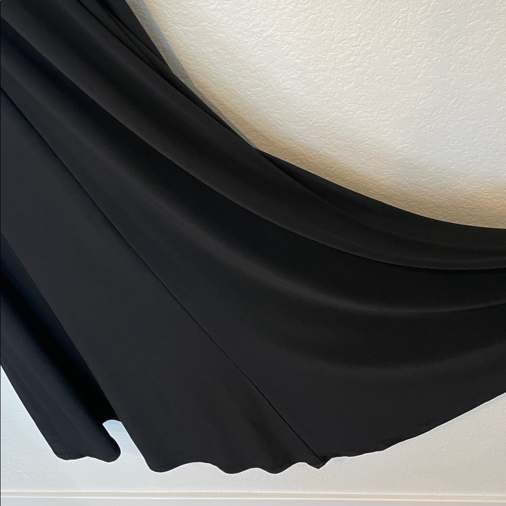 Morgan & Co. Illusion Panel A-Line Gown | Long Formal Evening Dress | Size 13 - Picture 5 of 12